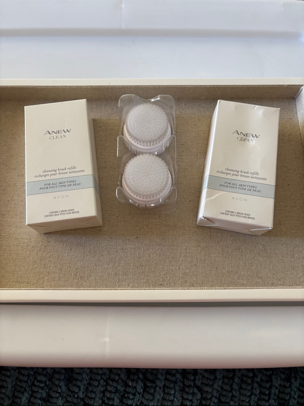 Avon Anew Clean Brush Refills - White